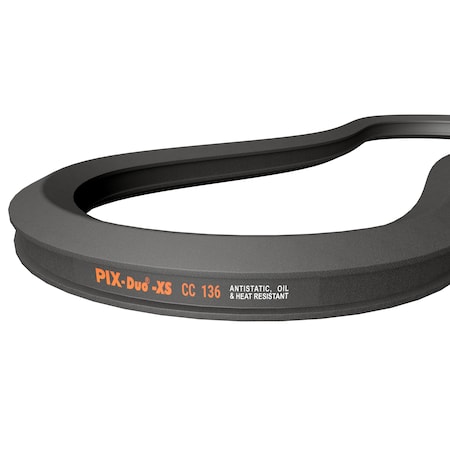 Pix AA90 Double-Sided V-Belt, 93.4 in Outside Length, 1/2 in Top Width, .406 in Thickness, 1 Ribs AA90